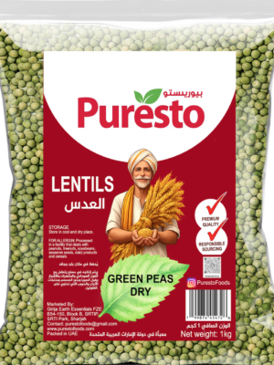 Puresto Green Peas Dry Matar 1kg