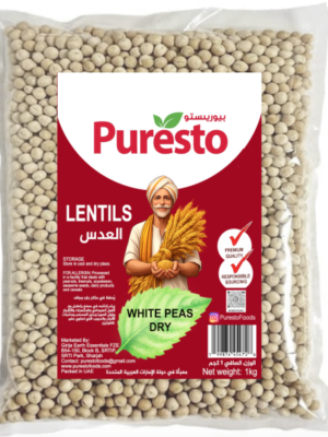 Puresto White Peas, Matar 1kg