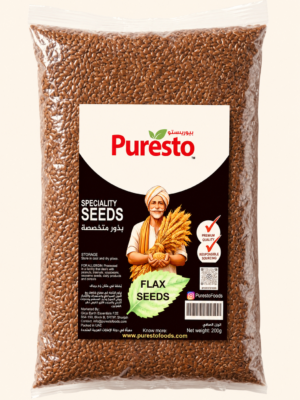 Premium quality flax seeds from Puresto
