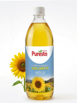 Pure Sunflower Oil cold pressed, from Puresto