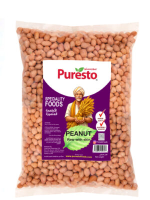 Peanut Raw with Skin 1kg pack - Puresto Foods pure unroasted peanuts