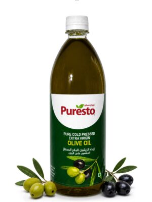 Premium quality Extra Virgin Olive Oil, first press from Puresto