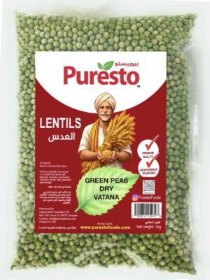 Vatana green peas from Puresto foods