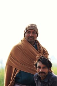 Ragi flour (finger millet) traditional attire captured outdoors in Lahore, Pakistan.