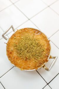 Golden knafeh media with Vermicelli Roasted 400g pack - Puresto Foods pure roasted seviyan